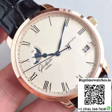 Glashutte Senator Panorama Date Moon Phase 100-04-32-15-04 GF Factory White Dial - Watches