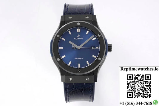 Gsf Hublot Classic Fusion 542.Cm.7170.Lr Gs Factory Blue Dial-Rep Time Watches