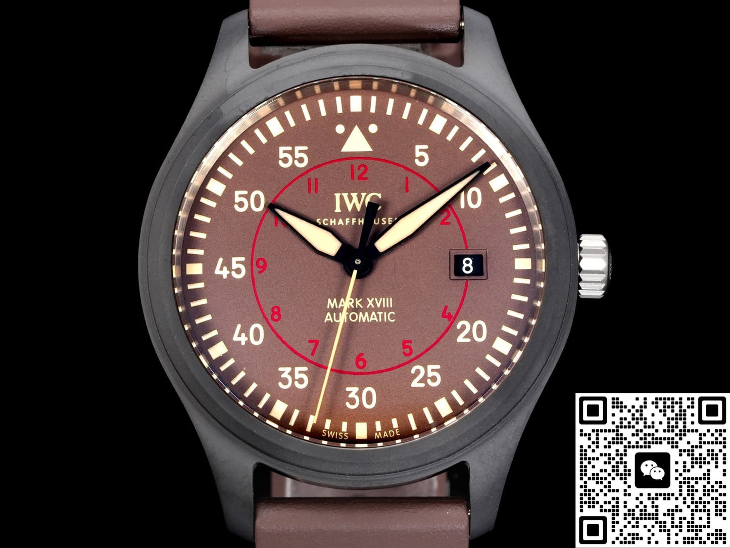 IWC Pilot IW324702 AOF Factory Date Display