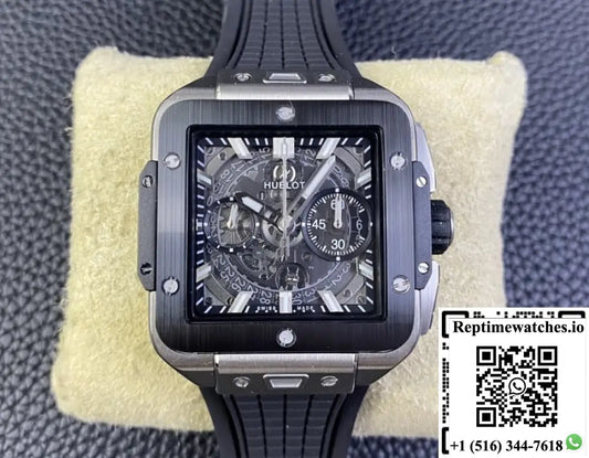 Hublot AQUARE BANG UNICO 821.NM.0170.RX BB Factory rubber strap
