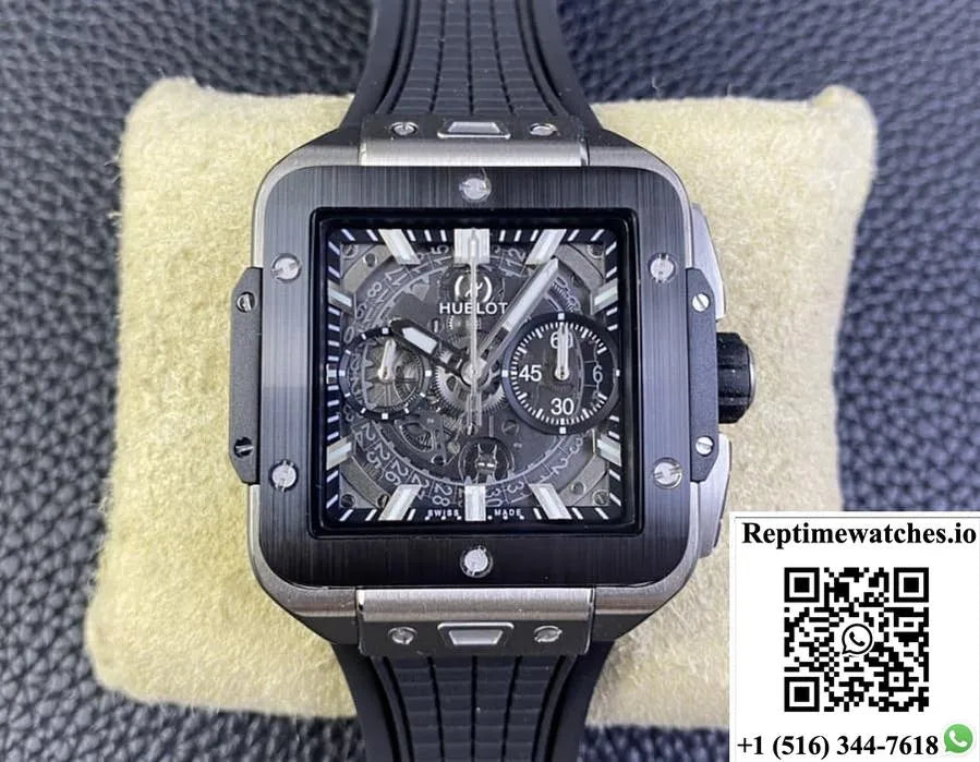 Hublot Aquare Bang Unico 821.Nm.0170.Rx Bb Factory Rubber Strap-Rep Time Watches