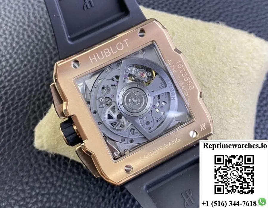 Hublot Aquare Bang Unico 821.Ox.0180.Rx Bb Factory Skeleton Dial-Rep Time Watches