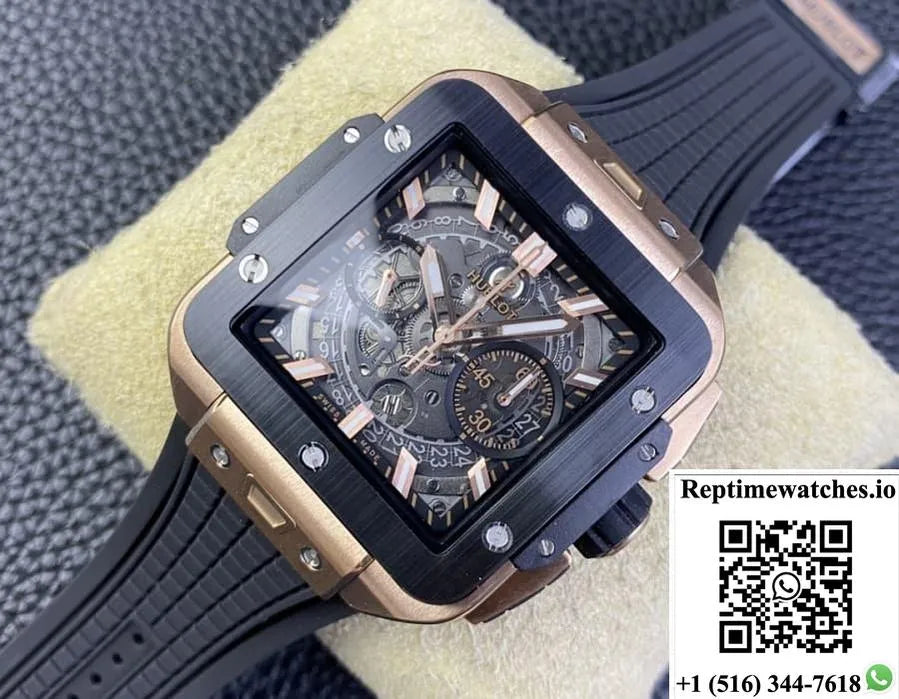 Hublot Aquare Bang Unico821.Om.0180.Rx Bb Factory Sapphire Dial-Rep Time Watches