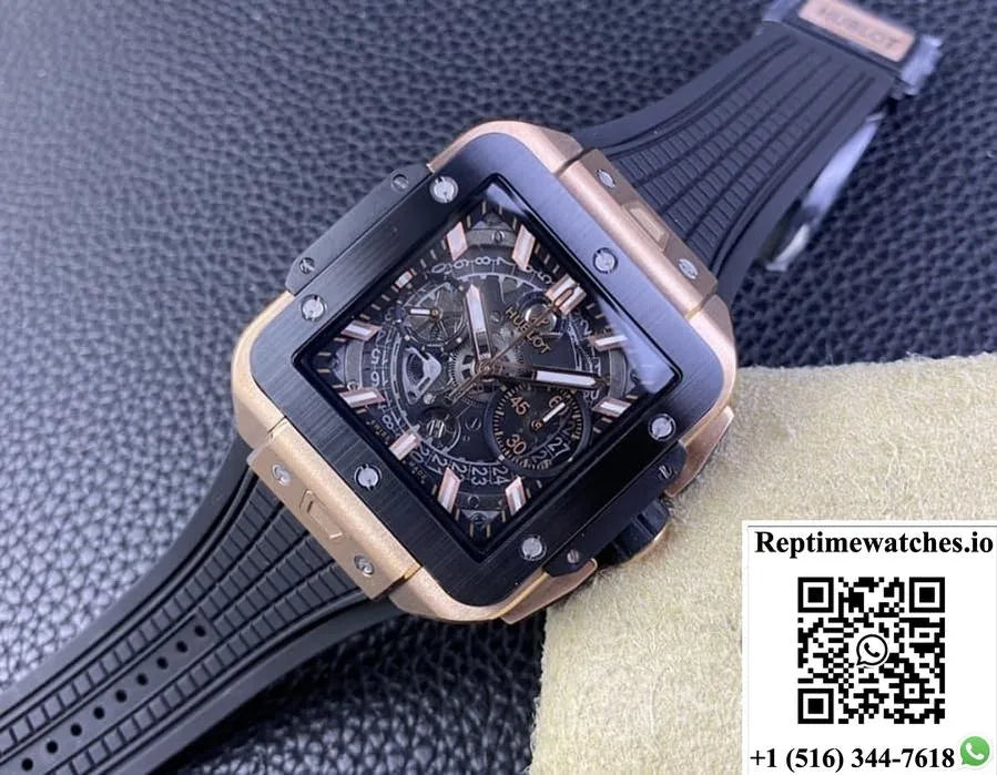 Hublot Aquare Bang Unico821.Om.0180.Rx Bb Factory Sapphire Dial-Rep Time Watches
