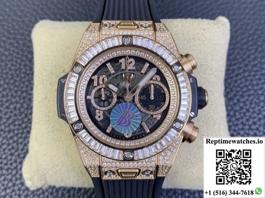 Hublot Big Bang 411.OX.1180.RX.0904 BB Factory with diamond bezel