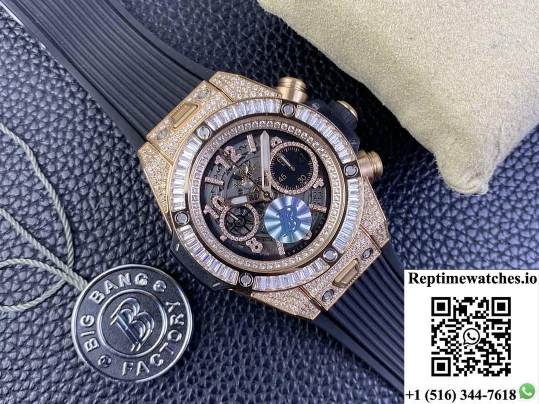 Hublot Big Bang 411.Ox.1180.Rx.0904 Bb Factory With Diamond Bezel-Rep Time Watches