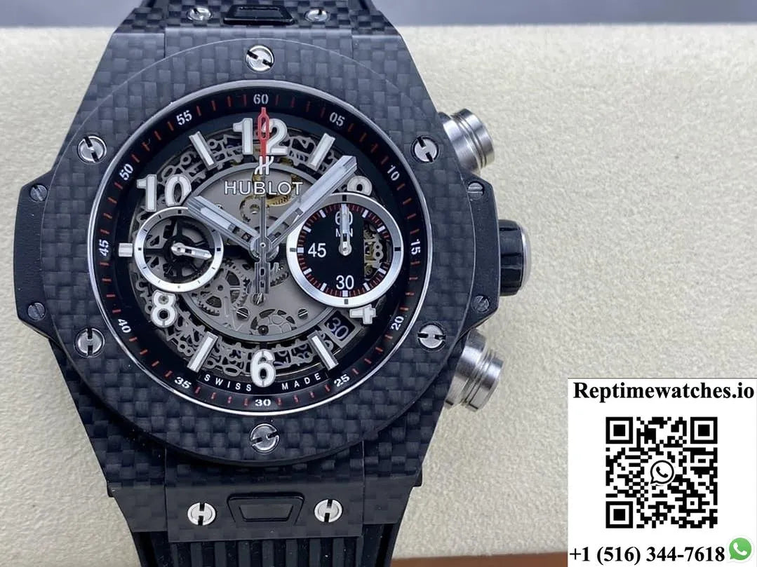 Hublot Big Bang 411.Qx.1170.Rx Bb Factory Carbon Fiber Case-Rep Time Watches