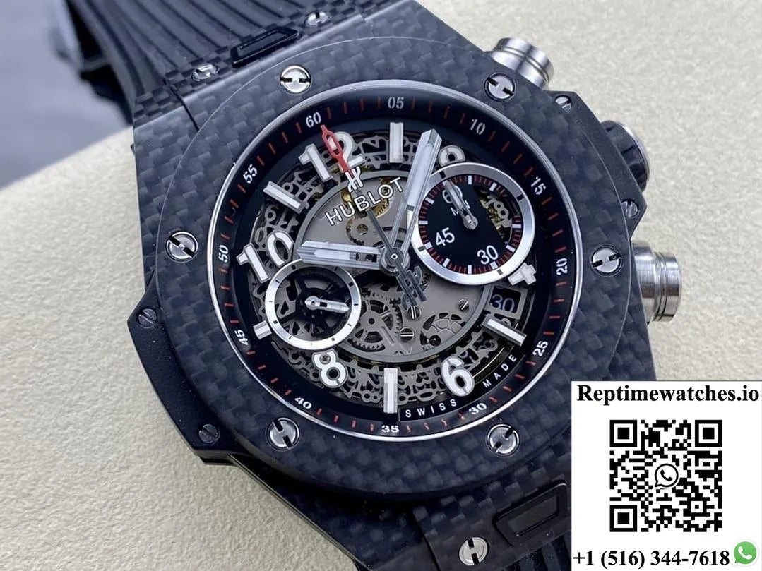 Hublot Big Bang 411.Qx.1170.Rx Bb Factory Carbon Fiber Case-Rep Time Watches