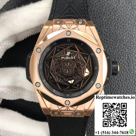 Hublot Big Bang 415.OX.1118.VR.MXM17 WWF Factory Gold Dial - Watches