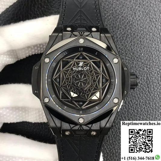 Hublot Big Bang 415.Cx.1112.Vr.Mxm18 Wwf Factory Black Dial-Rep Time Watches