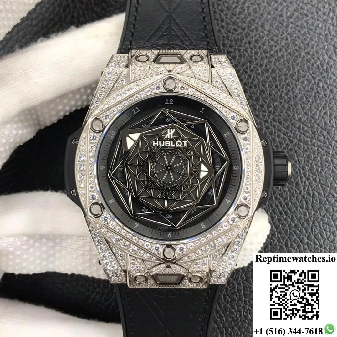 Hublot Big Bang 415.Nx.1112.Vr.1704.Mxm17 Wwf Factory Black Dial-Rep Time Watches
