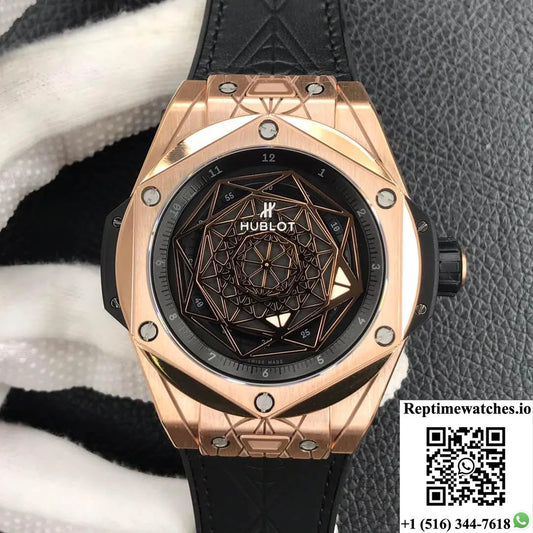 Hublot Big Bang 415.Ox.1118.Vr.Mxm17 Wwf Factory Gold Dial-Rep Time Watches
