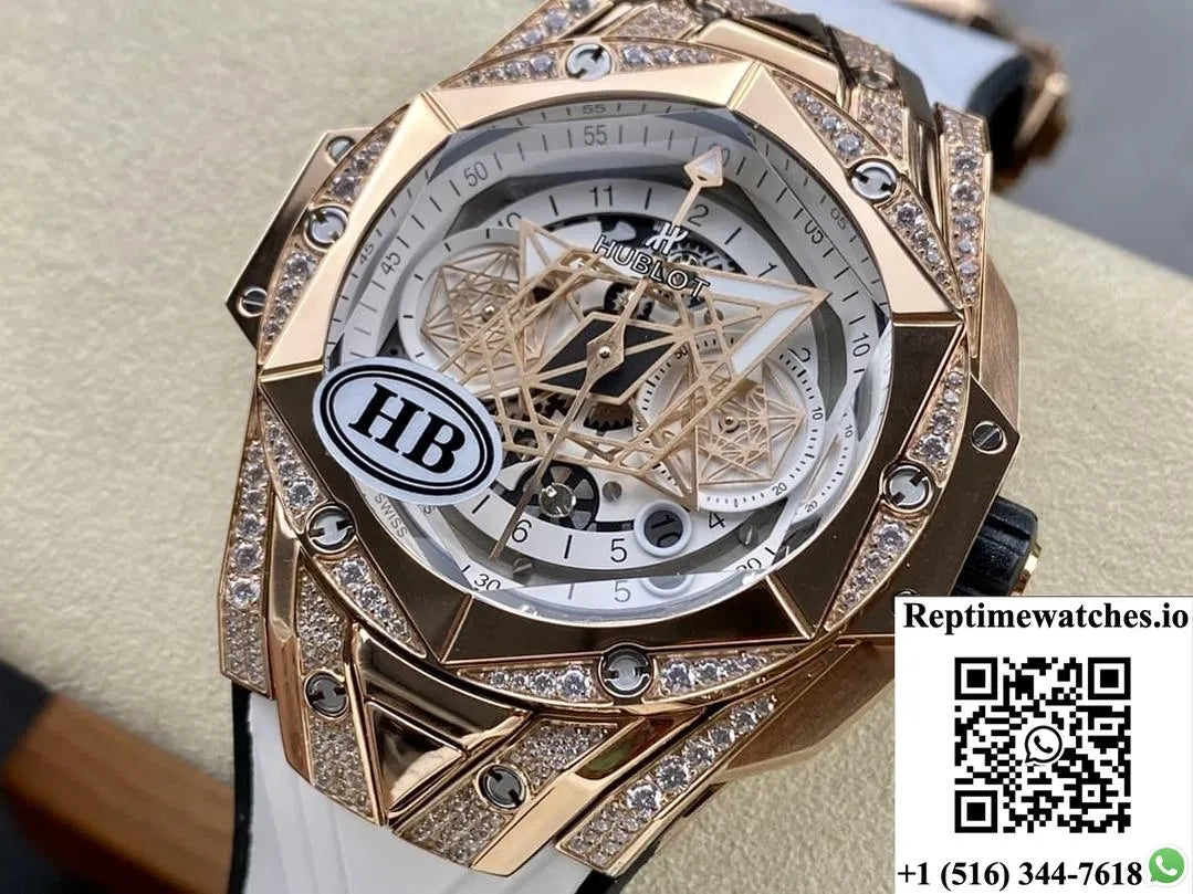 Hublot Big Bang 418.Ox.2001.Rx.1604.Mxm 20 Hb Factory Diamond Case-Rep Time Watches