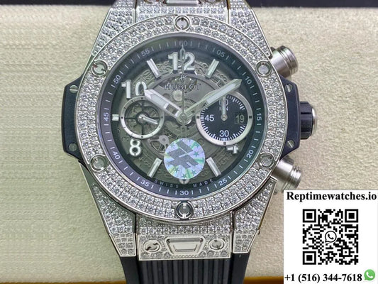 Hublot Big Bang 421.Nx.1170.Rx.1704 Zf Factory Diamond Case-Rep Time Watches