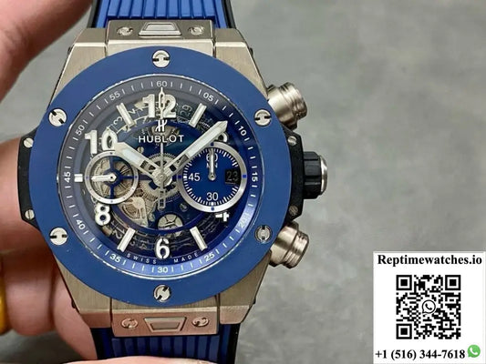 Hublot Big Bang 441.NL.5171.RX BB Factory Blue Hollow Dial