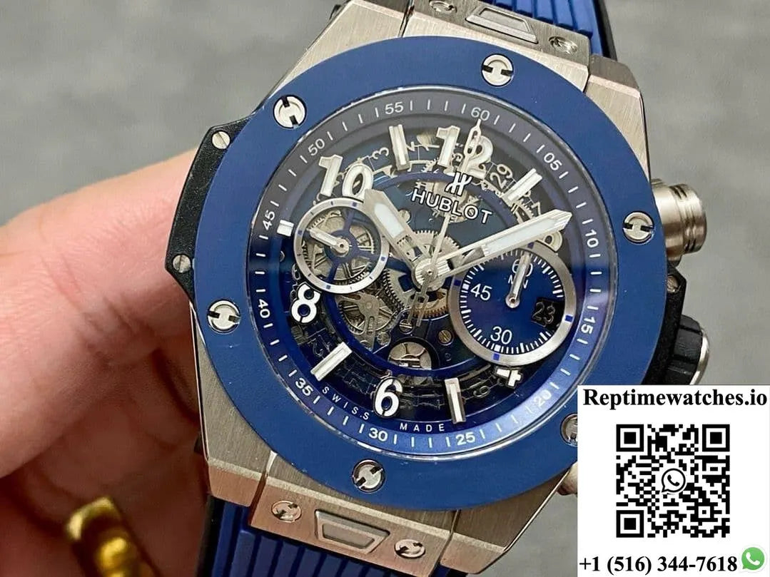Hublot Big Bang 441.Nl.5171.Rx Bb Factory Blue Hollow Dial-Rep Time Watches