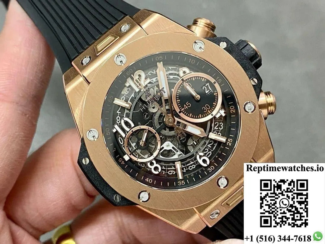 Hublot Big Bang 441.Ox.1180.Rx Bb Factory Black Strap-Rep Time Watches