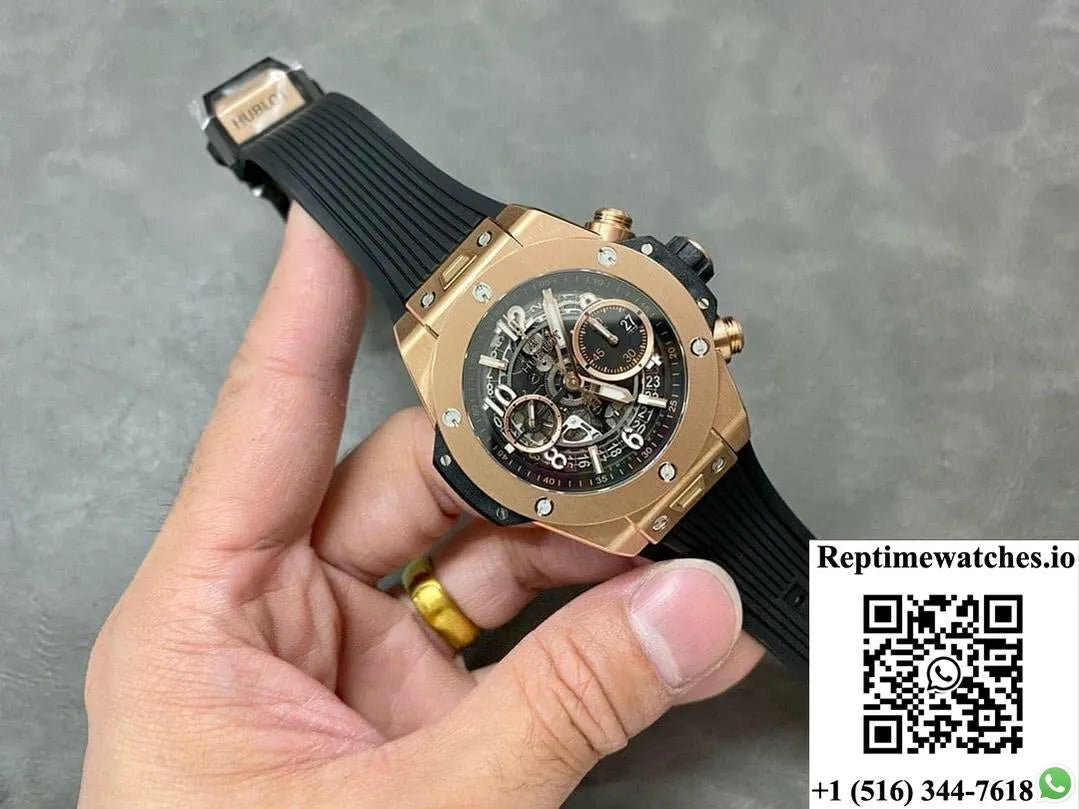 Hublot Big Bang 441.Ox.1180.Rx Bb Factory Black Strap-Rep Time Watches