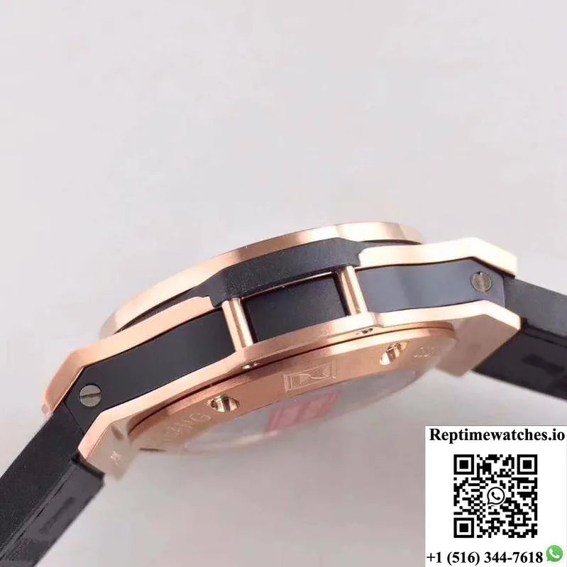Hublot Big Bang Aero Bang Gold 311.Px.1180.Gr Black Skeleton Dial-Rep Time Watches