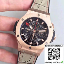 Hublot Big Bang Aero Bang Gold 311.PX.1180.GR Black Skeleton Dial - Watches