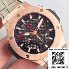 Hublot Big Bang Aero Bang Gold 311.PX.1180.GR Black Skeleton Dial - Watches