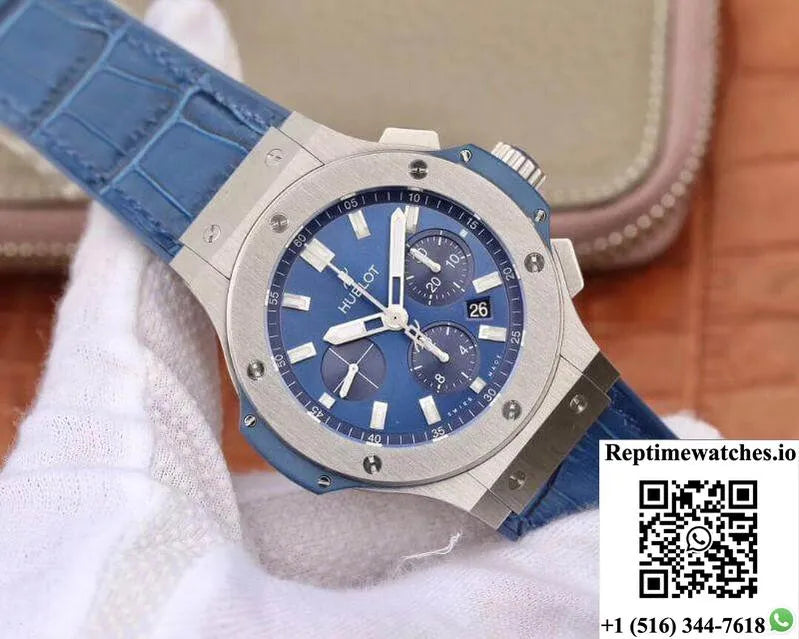 Hublot Big Bang Classic Fusion Chronograph 44Mm 301.Sx.7170.Lr V6 Factory Blue Dial-Rep Time Watches