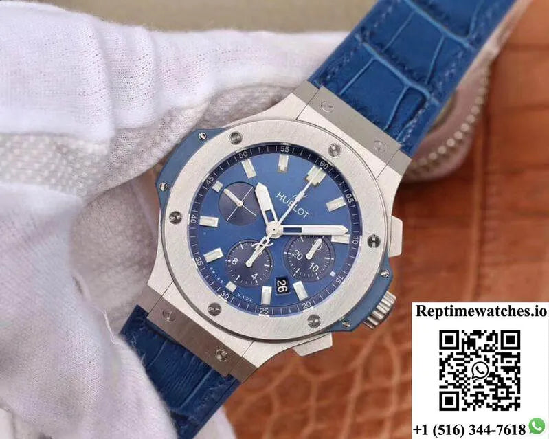 Hublot Big Bang Classic Fusion Chronograph 44Mm 301.Sx.7170.Lr V6 Factory Blue Dial-Rep Time Watches