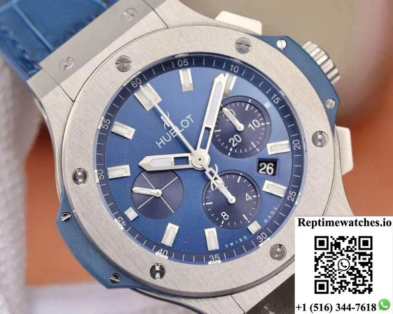Hublot Big Bang Classic Fusion Chronograph 44Mm 301.Sx.7170.Lr V6 Factory Blue Dial-Rep Time Watches