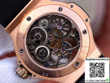Hublot Big Bang Hollow Tourbillon 18K Rose Gold Skeleton Dial - Watches