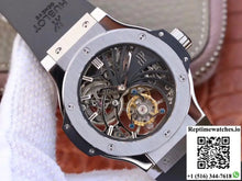 Hublot Big Bang Hollow Tourbillon Stainless Steel Case Skeleton Dial - Watches