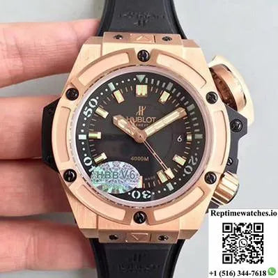 Hublot Big Bang King Power Musee Oceanographique Monaco 731.Ox.1170.Rx V6 Factory Black Dial-Rep Time Watches