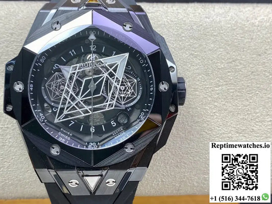 Hublot Big Bang Sang Bleu II 418.CX.1114.RX.MXM20 BB Factory Black Ceramics - Watches
