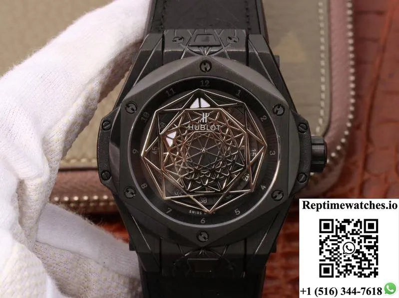 Hublot Big Bang Sang Bleu Magic 415.Cx.1112.Vr.Mxm18 Tmf Factory Black Dial-Rep Time Watches