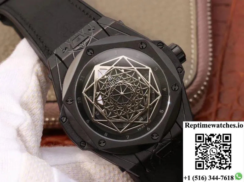 Hublot Big Bang Sang Bleu Magic 415.Cx.1112.Vr.Mxm18 Tmf Factory Black Dial-Rep Time Watches