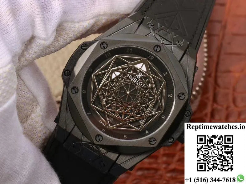Hublot Big Bang Sang Bleu Magic 415.Cx.1112.Vr.Mxm18 Tmf Factory Black Dial-Rep Time Watches