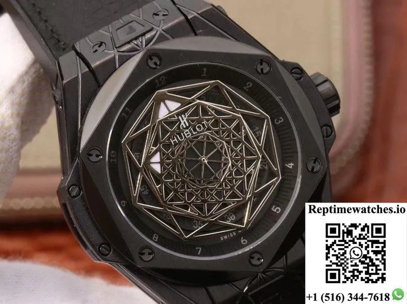 Hublot Big Bang Sang Bleu Magic 415.Cx.1112.Vr.Mxm18 Tmf Factory Black Dial-Rep Time Watches