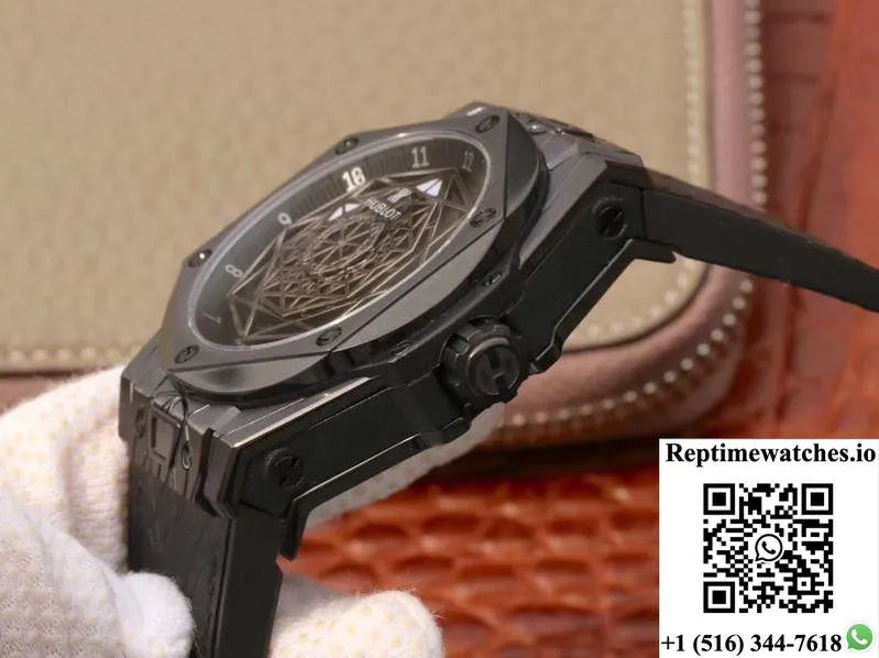 Hublot Big Bang Sang Bleu Magic 415.Cx.1112.Vr.Mxm18 Tmf Factory Black Dial-Rep Time Watches