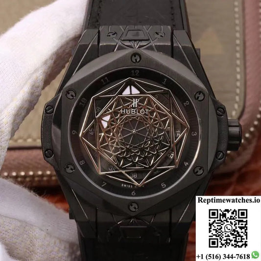 Hublot Big Bang Sang Bleu Magic 415.Cx.1112.Vr.Mxm18 Tmf Factory Black Dial-Rep Time Watches