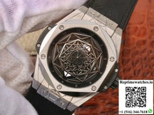 Hublot Big Bang Sang Bleu Titanium 415.NX.1112.VR.MXM16 TMF Factory Black Dial - Watches