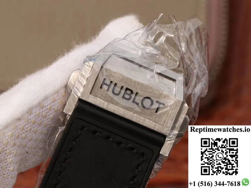 Hublot Big Bang Sang Bleu Titanium 415.Nx.1112.Vr.Mxm16 Tmf Factory Black Dial-Rep Time Watches