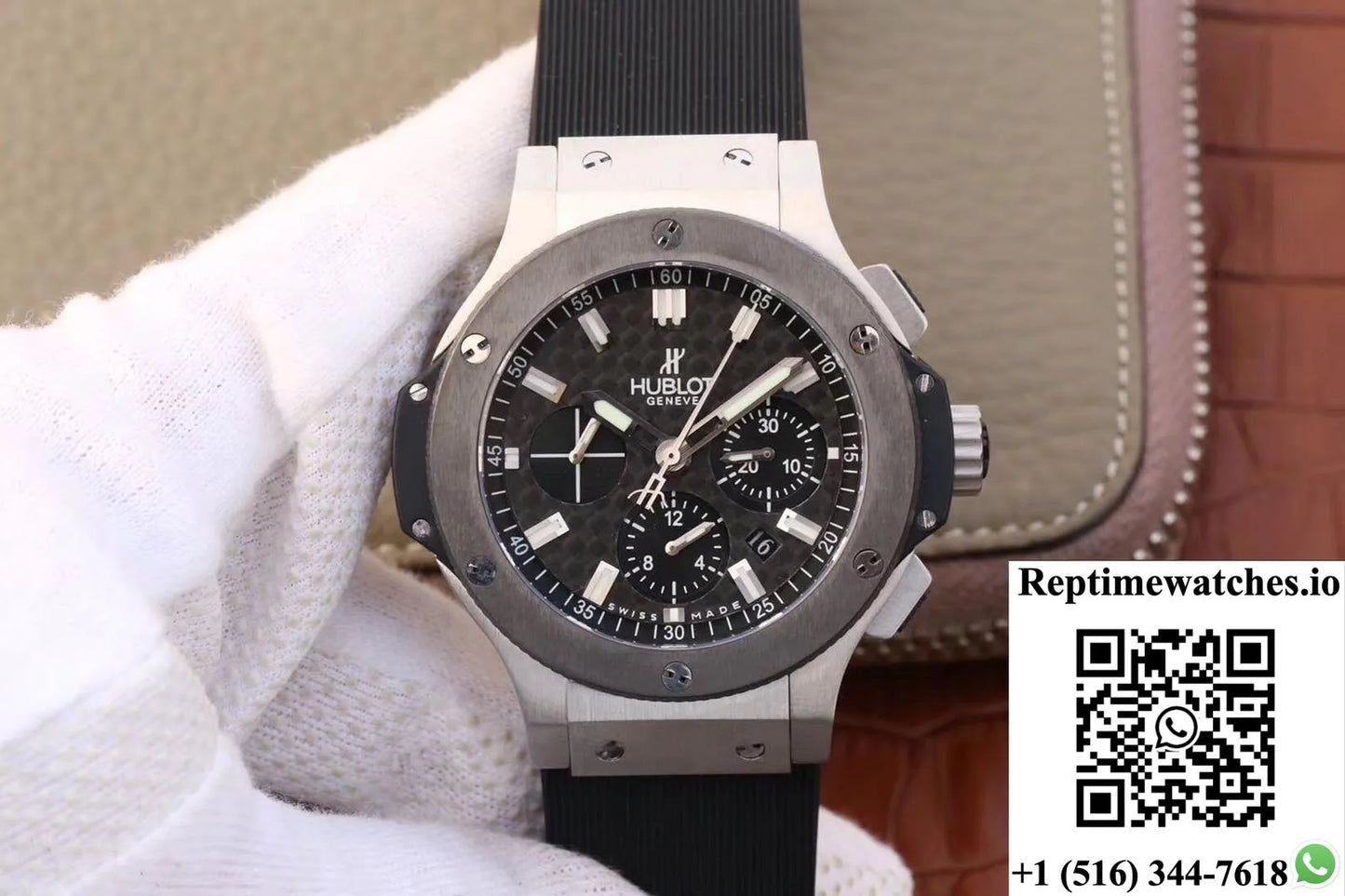 Hublot Big Bang Steel Ceramic 301.Sb.131.Rx Hbb V6 Factory Carbon Fiber Dial-Rep Time Watches