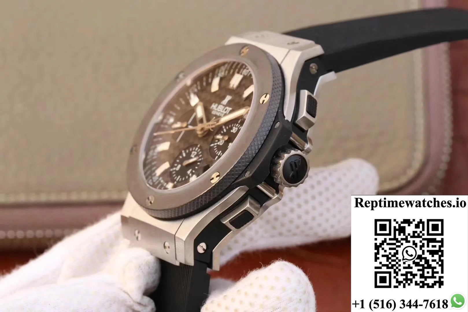Hublot Big Bang Steel Ceramic 301.Sb.131.Rx Hbb V6 Factory Carbon Fiber Dial-Rep Time Watches