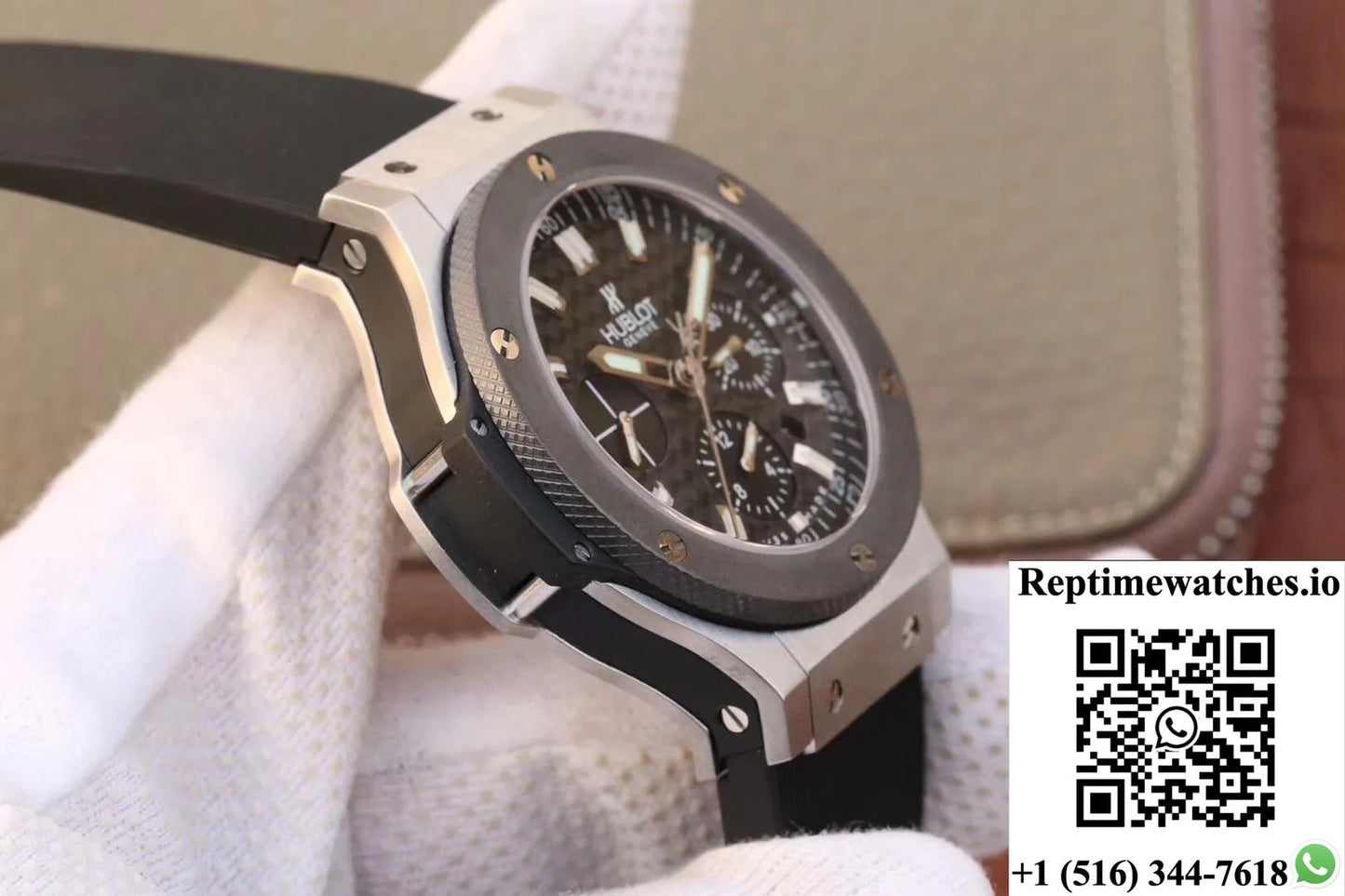 Hublot Big Bang Steel Ceramic 301.Sb.131.Rx Hbb V6 Factory Carbon Fiber Dial-Rep Time Watches