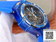 Hublot Big Bang Unico 411.JX.4802.RT Blue Strap Skeleton Dial - Watches