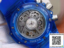 Hublot Big Bang Unico 411.JX.4802.RT Blue Strap Skeleton Dial - Watches
