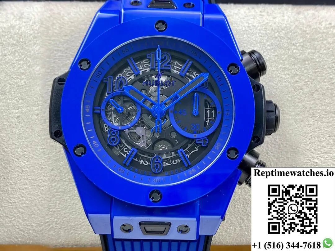Hublot Big Bang Unico 411.Es.5119.Rx Zf Factory Blue Ceramic-Rep Time Watches
