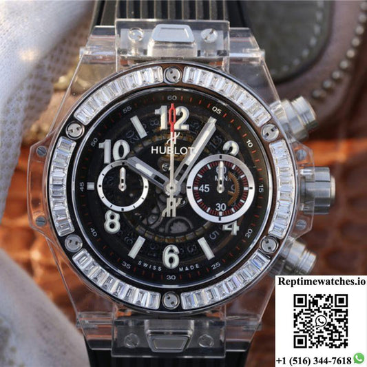 Hublot Big Bang Unico 411.Jx.1170.Rx 45Mm Skeleton Dial-Rep Time Watches