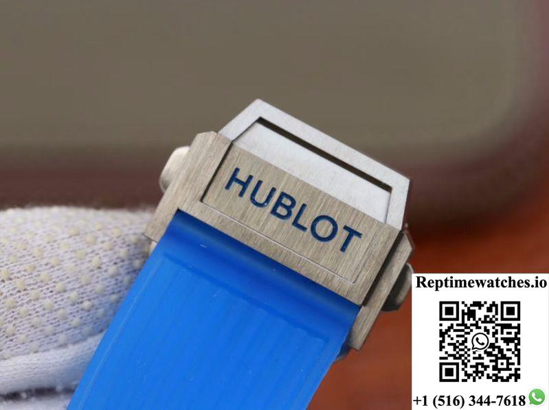 Hublot Big Bang Unico 411.Jx.4802.Rt Blue Strap Skeleton Dial-Rep Time Watches