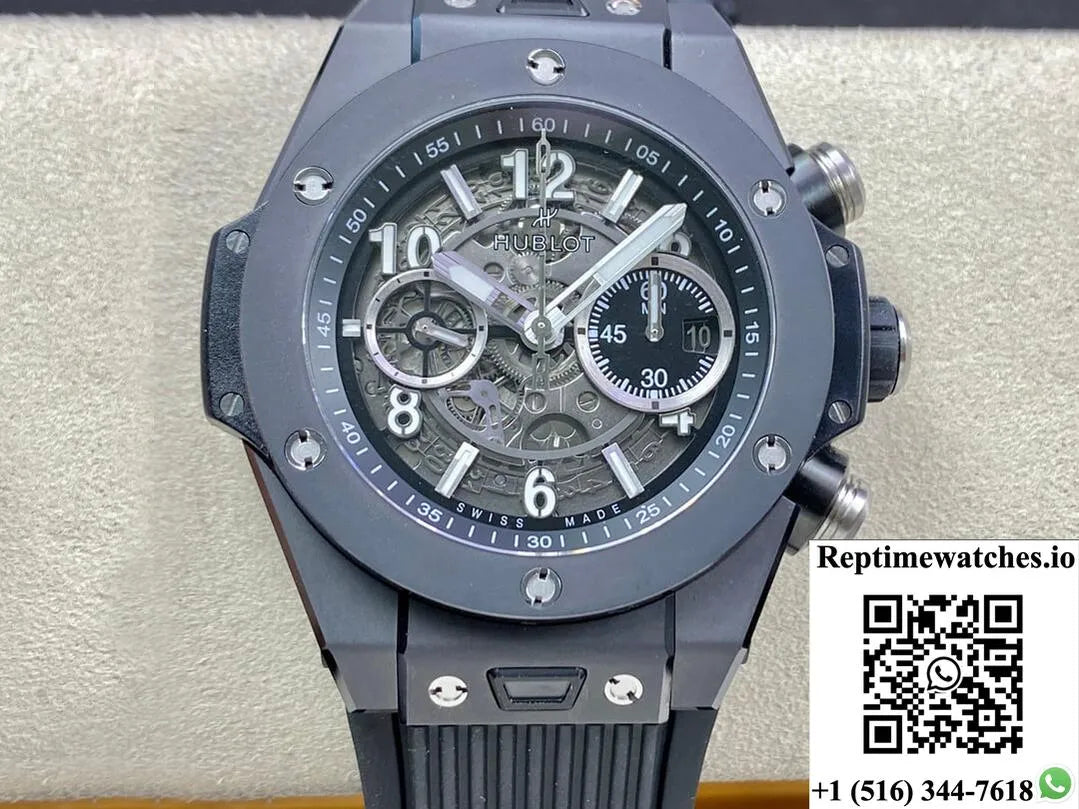 Hublot Big Bang Unico 421.Ci.1170.Rx Zf Factory Black Ceramic Case-Rep Time Watches