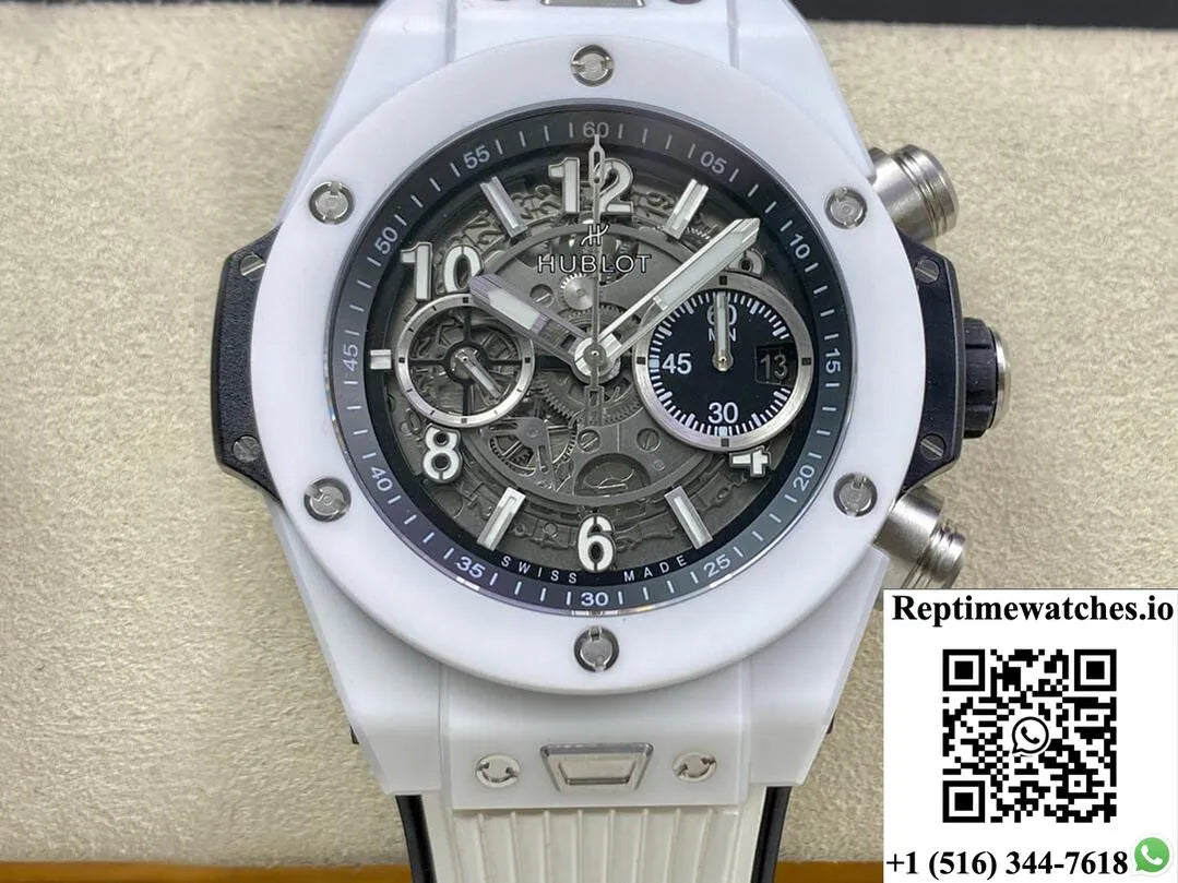 Hublot Big Bang Unico 421.Hx.1170.Rx Zf Factory White Ceramic Case-Rep Time Watches